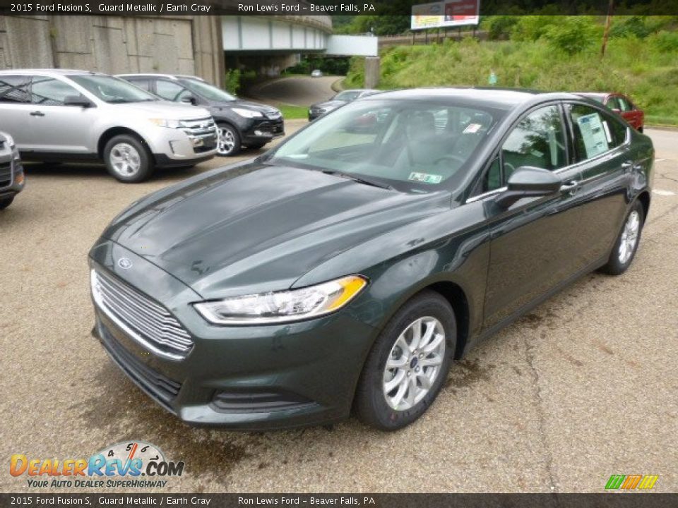 2015 Ford Fusion S Guard Metallic / Earth Gray Photo #4