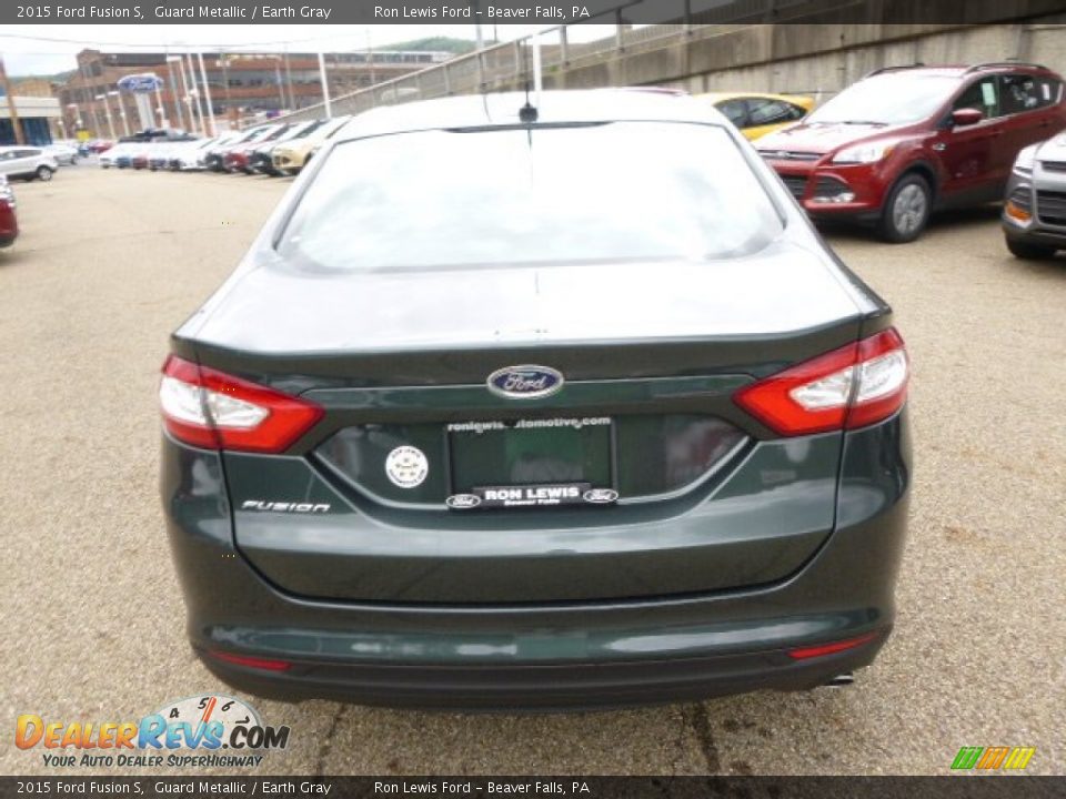 2015 Ford Fusion S Guard Metallic / Earth Gray Photo #7