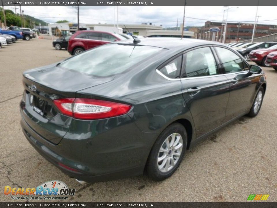 2015 Ford Fusion S Guard Metallic / Earth Gray Photo #8