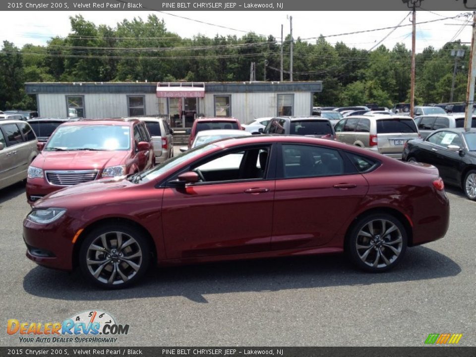 2015 Chrysler 200 S Velvet Red Pearl / Black Photo #3