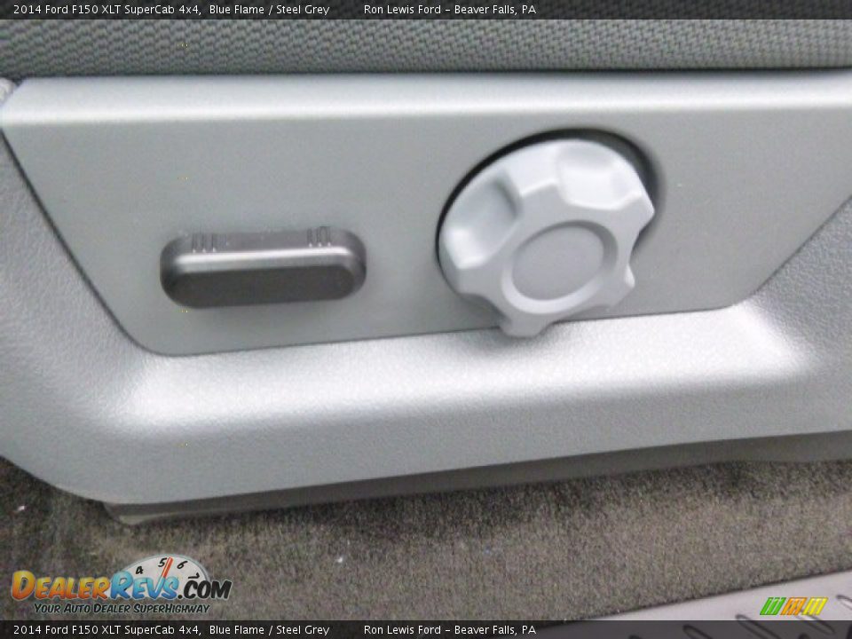 2014 Ford F150 XLT SuperCab 4x4 Blue Flame / Steel Grey Photo #15