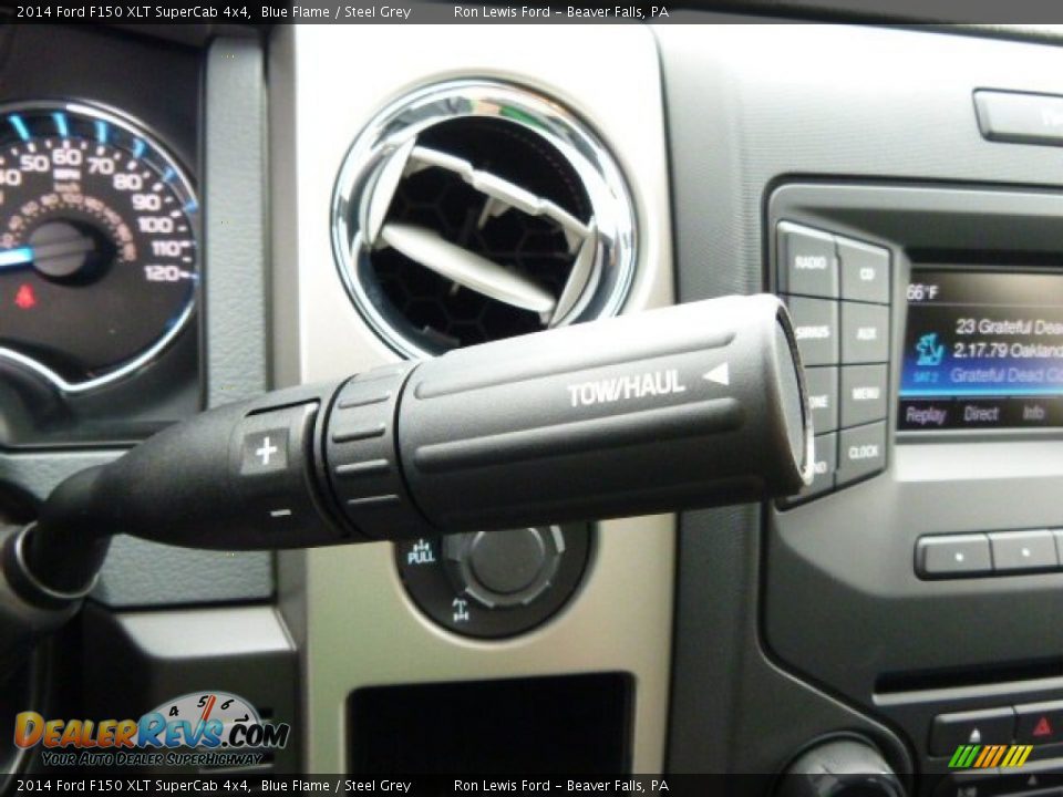 2014 Ford F150 XLT SuperCab 4x4 Blue Flame / Steel Grey Photo #18