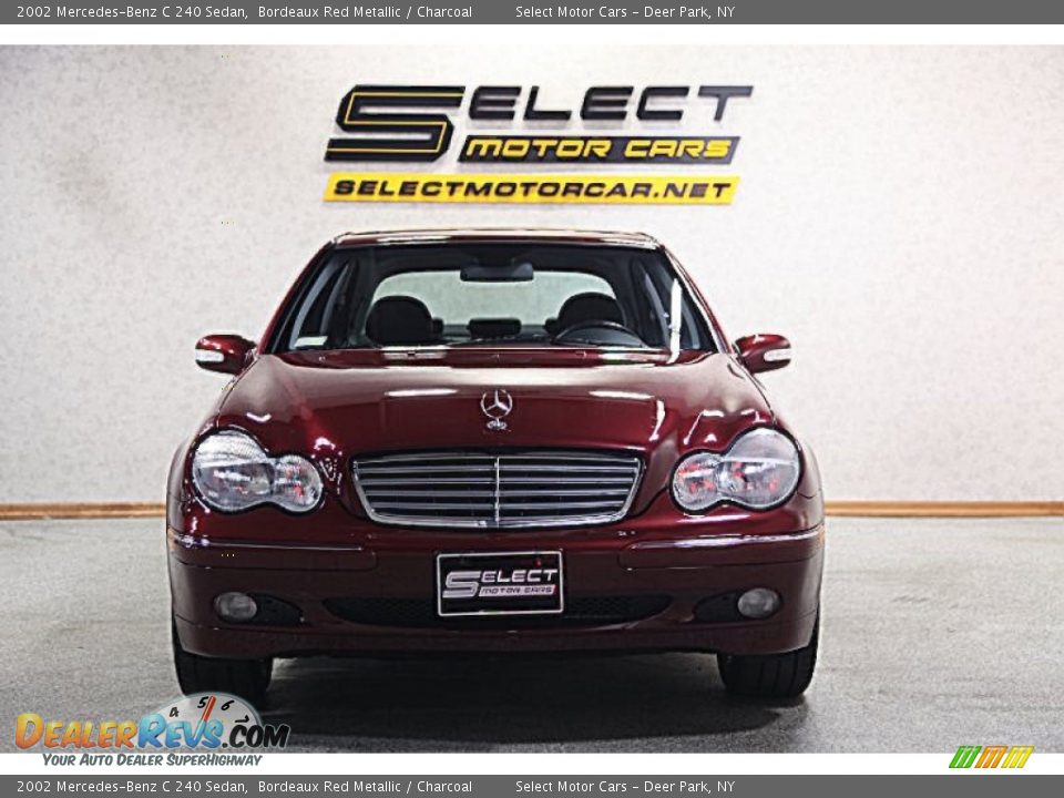 2002 Mercedes-Benz C 240 Sedan Bordeaux Red Metallic / Charcoal Photo #2