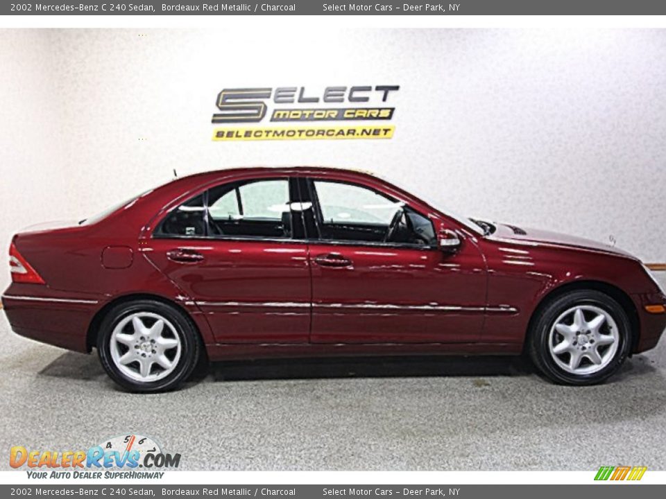 2002 Mercedes-Benz C 240 Sedan Bordeaux Red Metallic / Charcoal Photo #4
