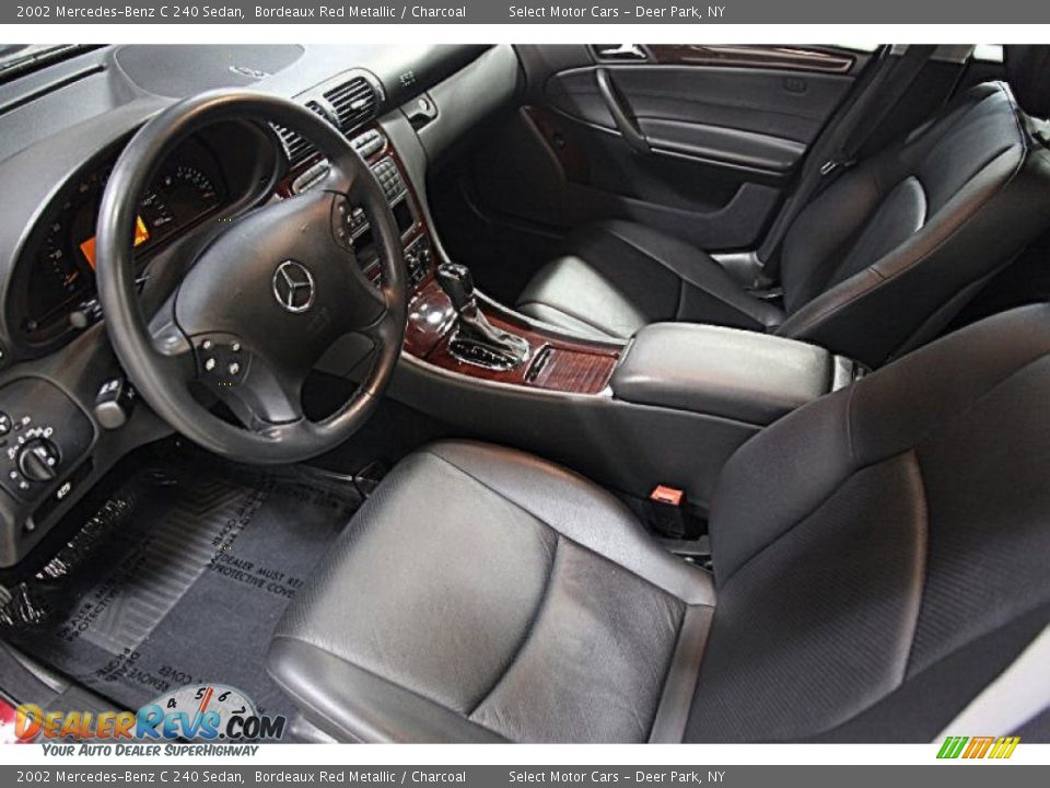 Charcoal Interior - 2002 Mercedes-Benz C 240 Sedan Photo #8