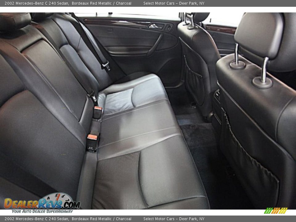 Rear Seat of 2002 Mercedes-Benz C 240 Sedan Photo #10