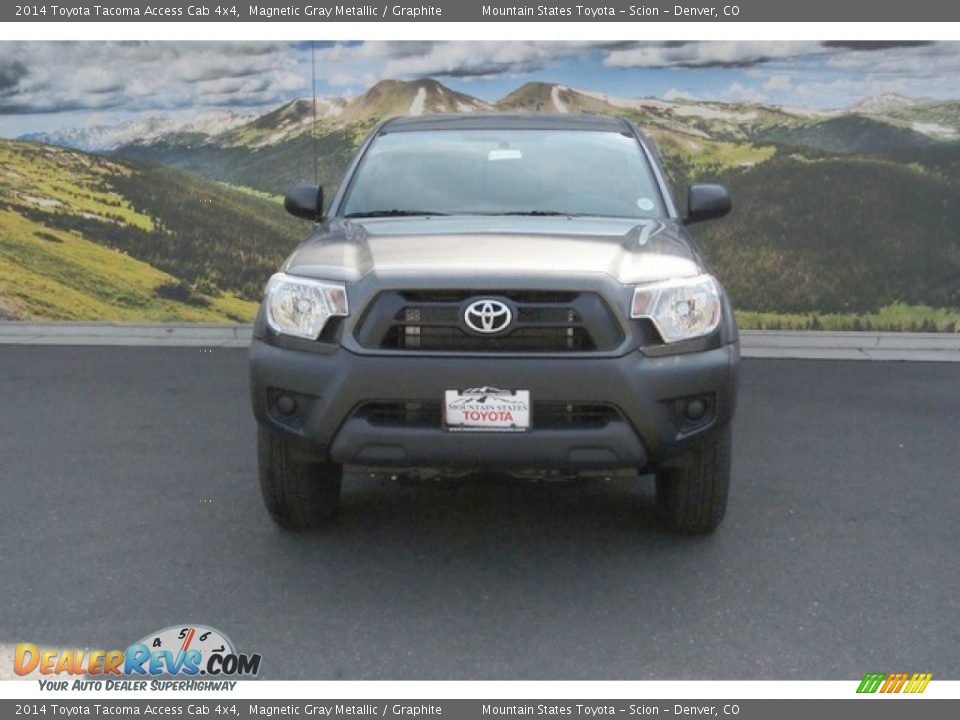 2014 Toyota Tacoma Access Cab 4x4 Magnetic Gray Metallic / Graphite Photo #2