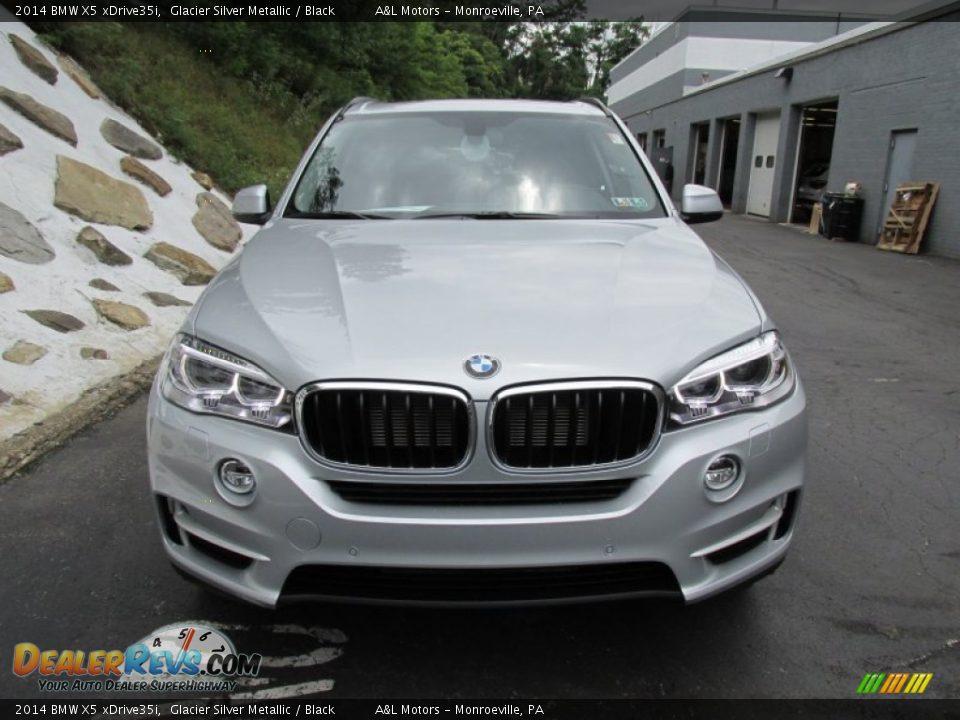 2014 BMW X5 xDrive35i Glacier Silver Metallic / Black Photo #8