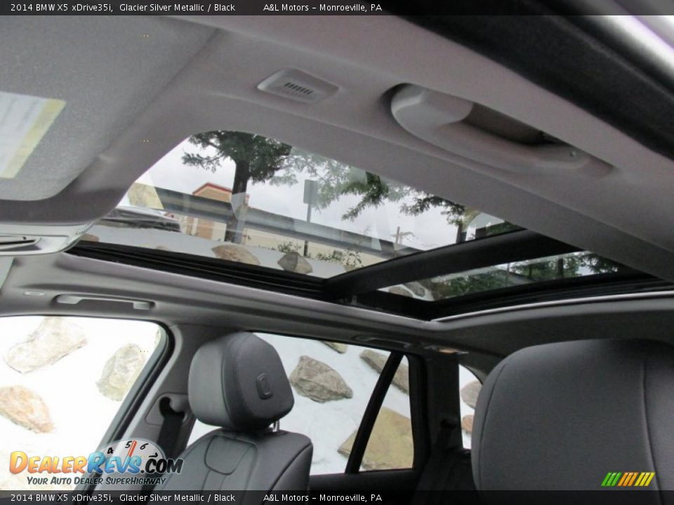 2014 BMW X5 xDrive35i Glacier Silver Metallic / Black Photo #11