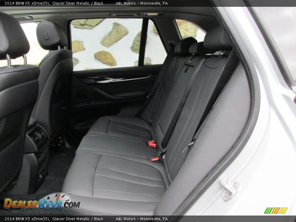 2014 BMW X5 xDrive35i Glacier Silver Metallic / Black Photo #13