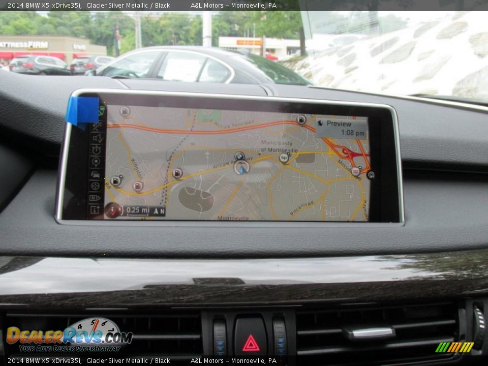 2014 BMW X5 xDrive35i Glacier Silver Metallic / Black Photo #15