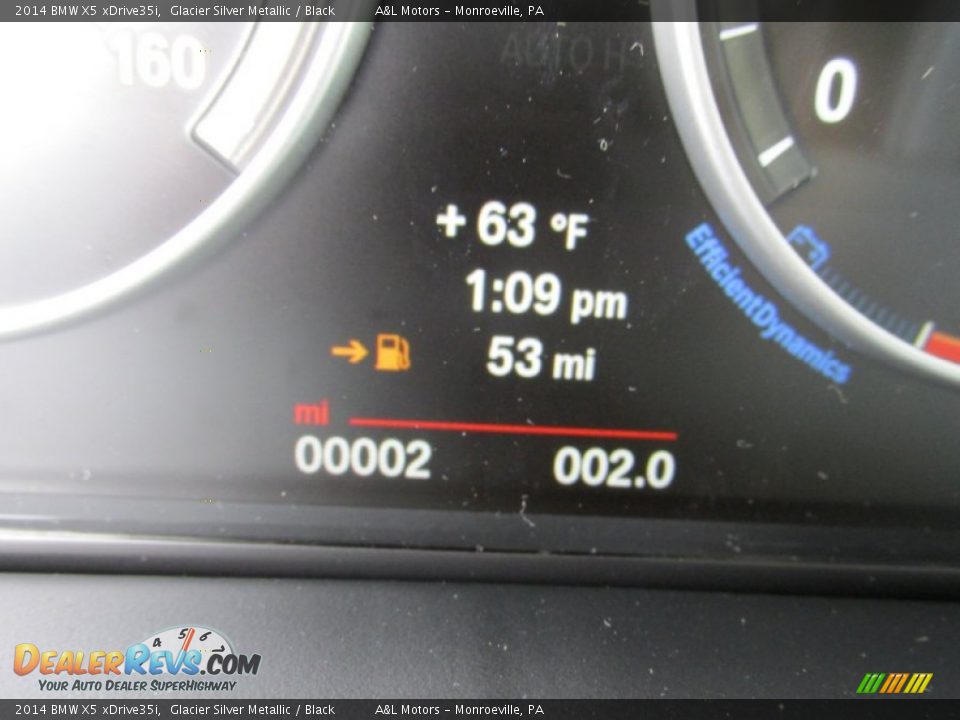 2014 BMW X5 xDrive35i Glacier Silver Metallic / Black Photo #20