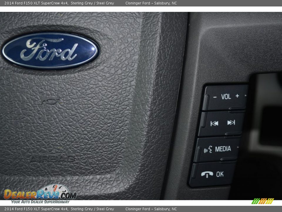 2014 Ford F150 XLT SuperCrew 4x4 Sterling Grey / Steel Grey Photo #16