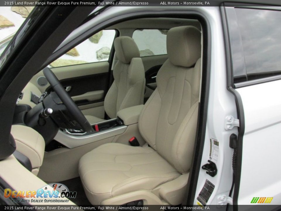 Front Seat of 2015 Land Rover Range Rover Evoque Pure Premium Photo #12