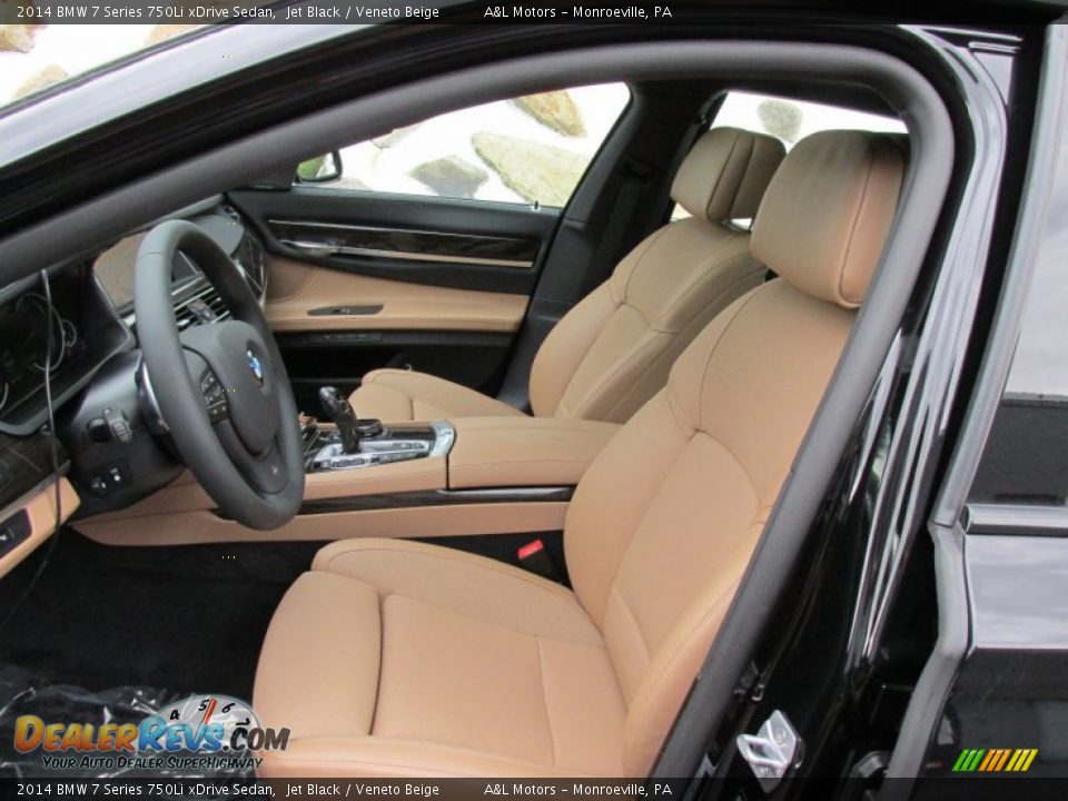 Veneto Beige Interior - 2014 BMW 7 Series 750Li xDrive Sedan Photo #12