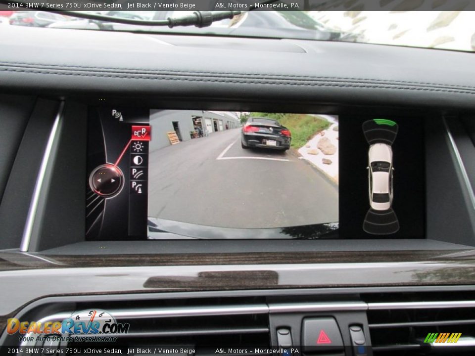 2014 BMW 7 Series 750Li xDrive Sedan Jet Black / Veneto Beige Photo #18