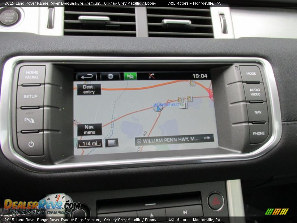 Navigation of 2015 Land Rover Range Rover Evoque Pure Premium Photo #15