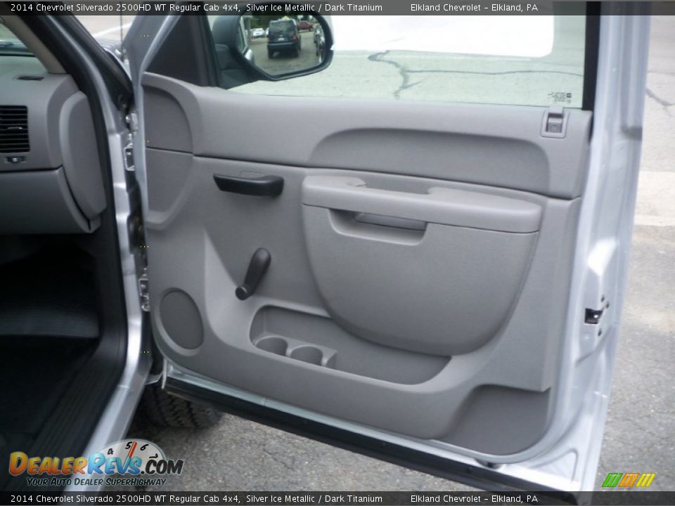 2014 Chevrolet Silverado 2500HD WT Regular Cab 4x4 Silver Ice Metallic / Dark Titanium Photo #13