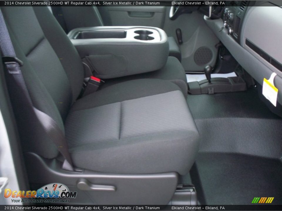 2014 Chevrolet Silverado 2500HD WT Regular Cab 4x4 Silver Ice Metallic / Dark Titanium Photo #14