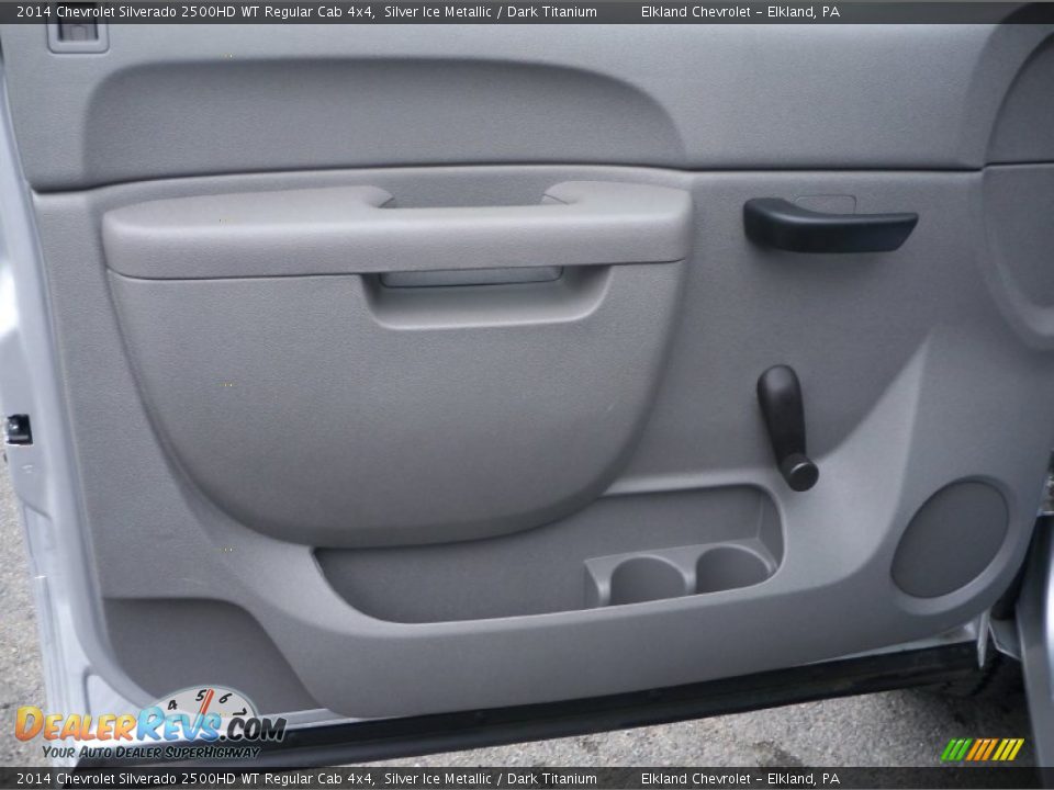 2014 Chevrolet Silverado 2500HD WT Regular Cab 4x4 Silver Ice Metallic / Dark Titanium Photo #16