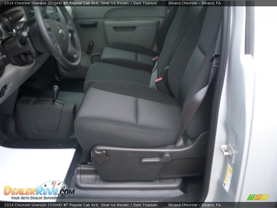 2014 Chevrolet Silverado 2500HD WT Regular Cab 4x4 Silver Ice Metallic / Dark Titanium Photo #17