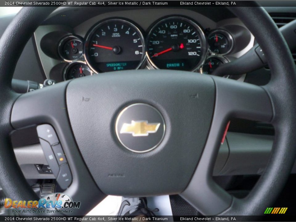 2014 Chevrolet Silverado 2500HD WT Regular Cab 4x4 Silver Ice Metallic / Dark Titanium Photo #21