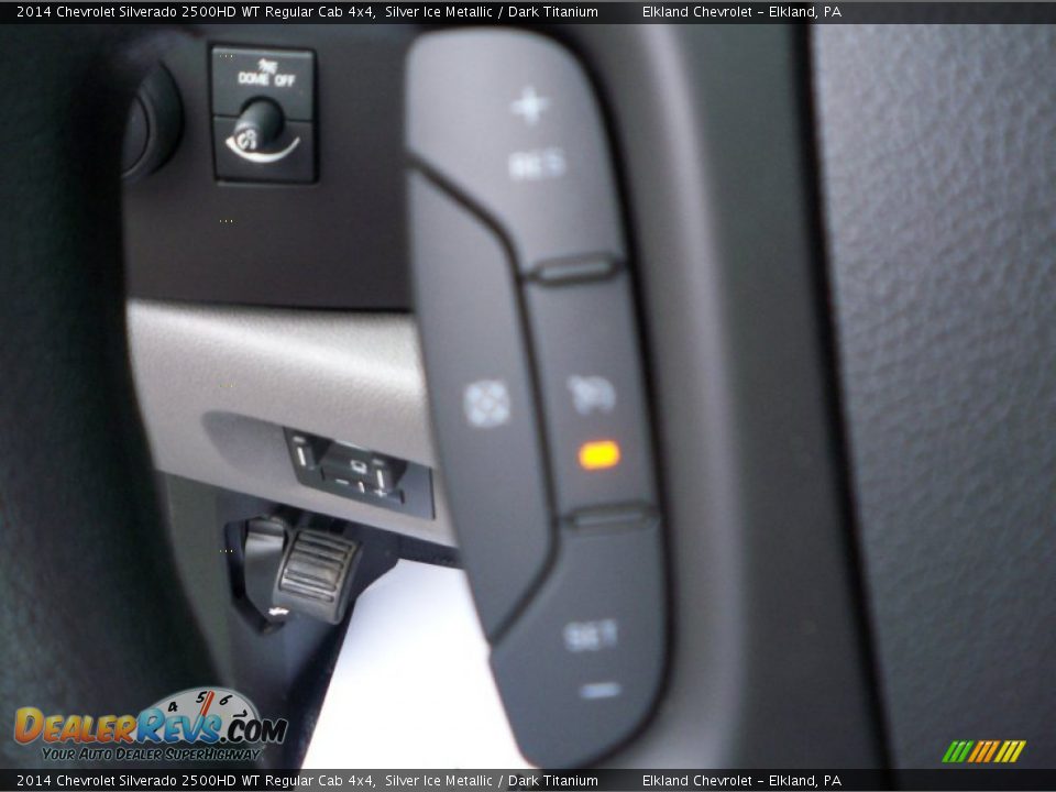 2014 Chevrolet Silverado 2500HD WT Regular Cab 4x4 Silver Ice Metallic / Dark Titanium Photo #22
