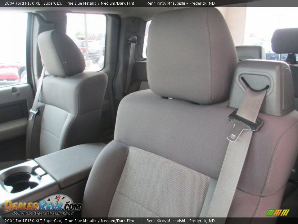 2004 Ford F150 XLT SuperCab True Blue Metallic / Medium/Dark Flint Photo #11