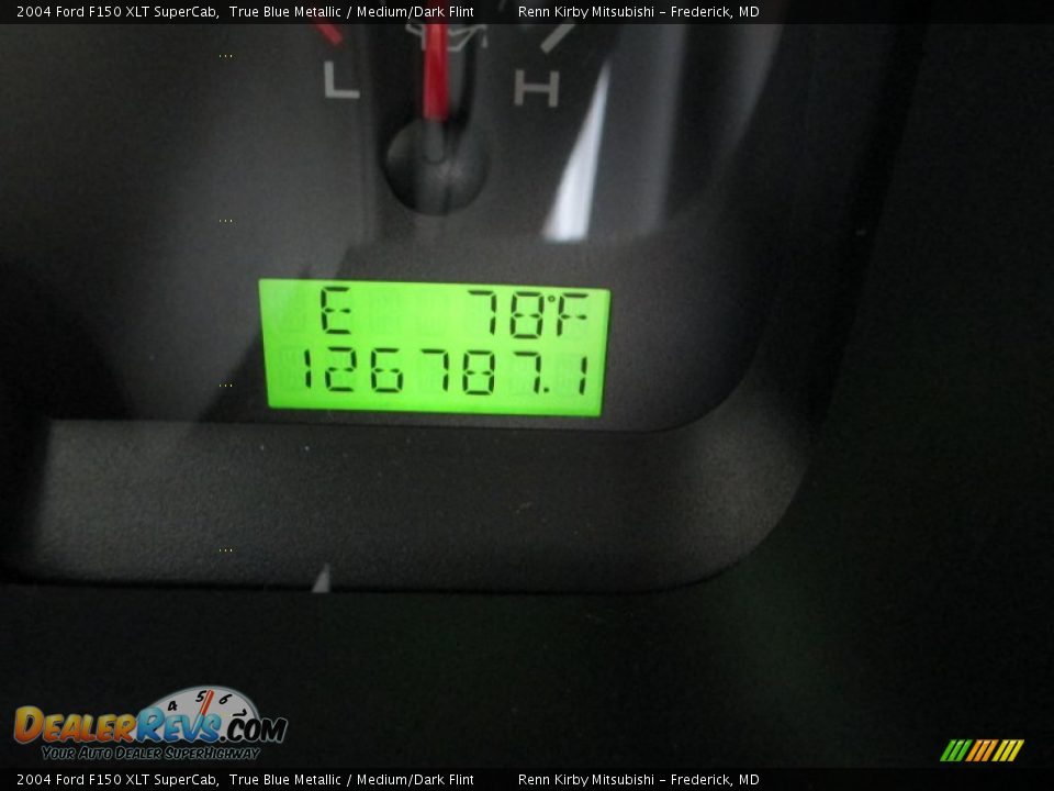 2004 Ford F150 XLT SuperCab True Blue Metallic / Medium/Dark Flint Photo #16