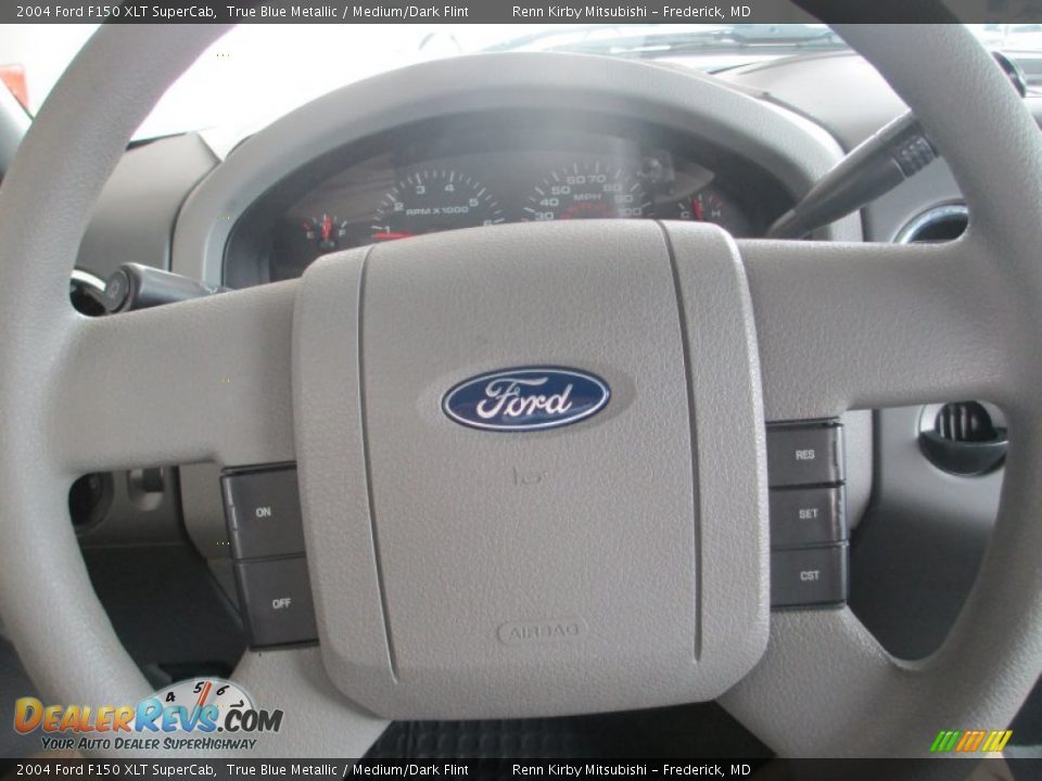 2004 Ford F150 XLT SuperCab True Blue Metallic / Medium/Dark Flint Photo #21