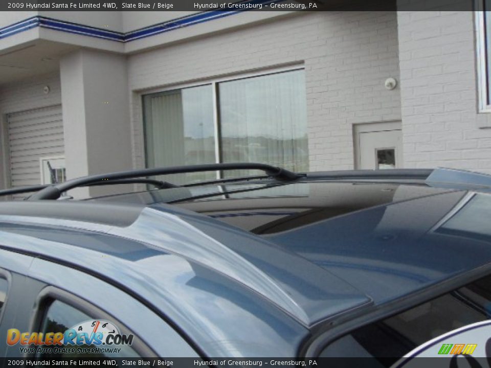 2009 Hyundai Santa Fe Limited 4WD Slate Blue / Beige Photo #4