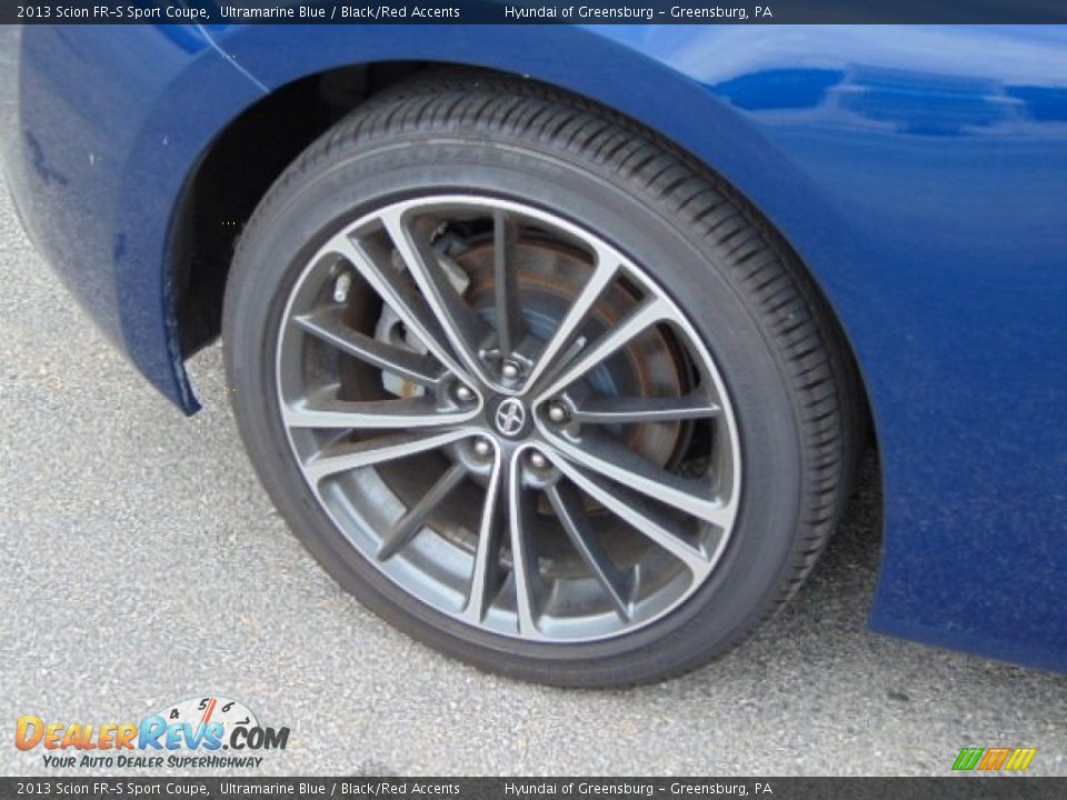 2013 Scion FR-S Sport Coupe Ultramarine Blue / Black/Red Accents Photo #3