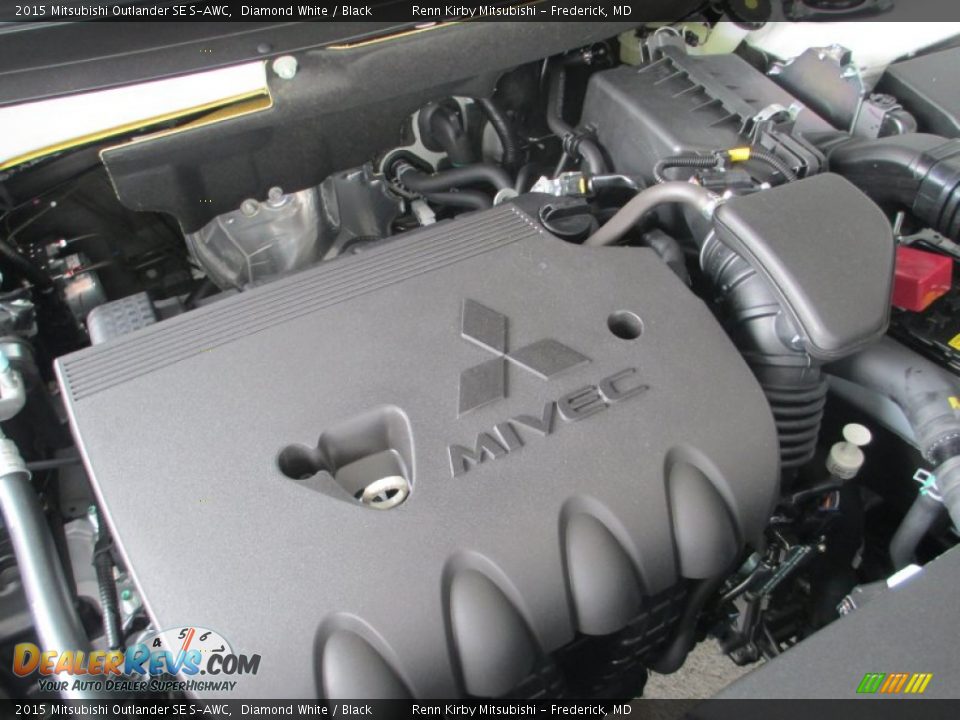 2015 Mitsubishi Outlander SE S-AWC 2.4 Liter SOHC 16-Valve MIVEC 4 Cylinder Engine Photo #34