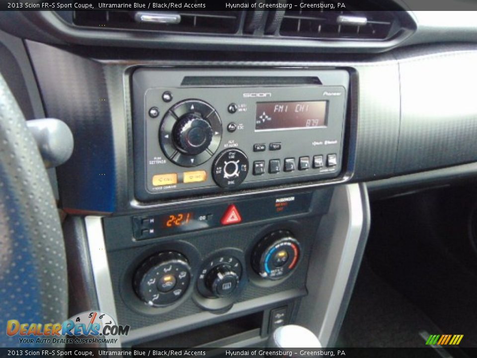 2013 Scion FR-S Sport Coupe Ultramarine Blue / Black/Red Accents Photo #14