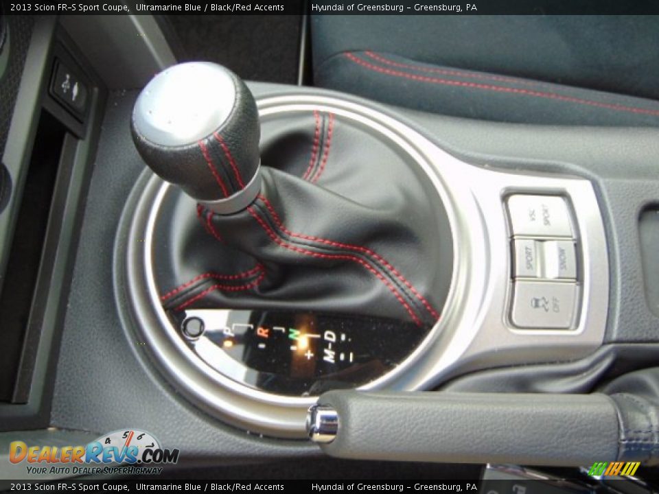 2013 Scion FR-S Sport Coupe Ultramarine Blue / Black/Red Accents Photo #15