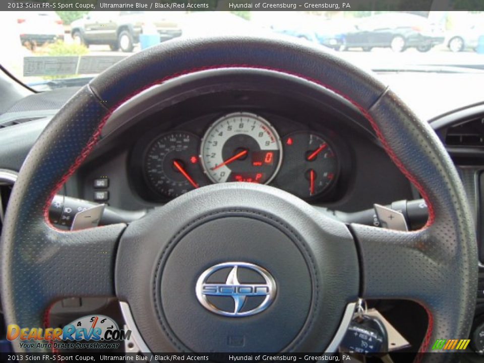 2013 Scion FR-S Sport Coupe Ultramarine Blue / Black/Red Accents Photo #16