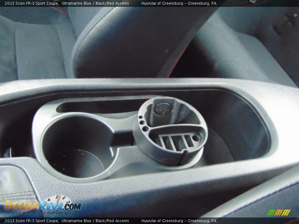 2013 Scion FR-S Sport Coupe Ultramarine Blue / Black/Red Accents Photo #17