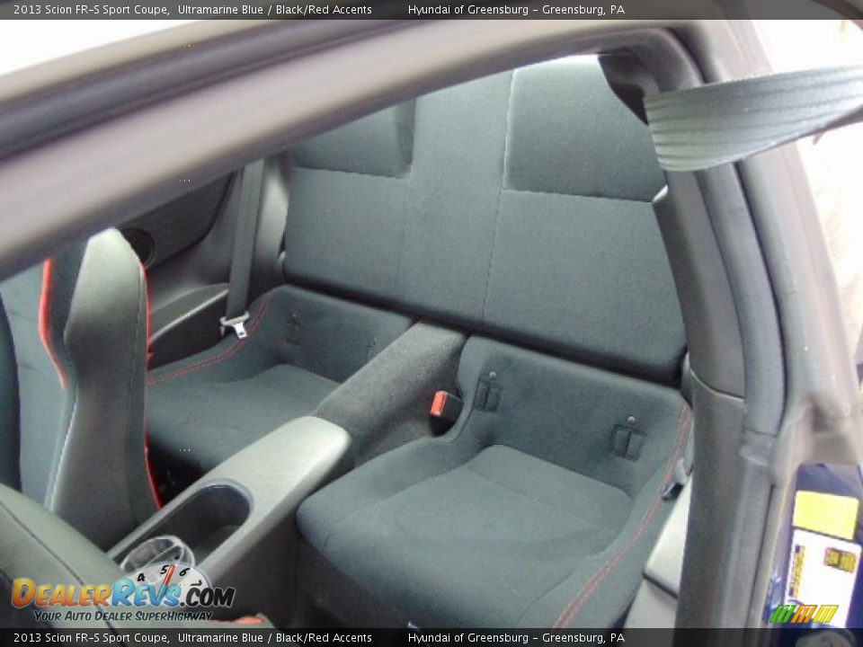 2013 Scion FR-S Sport Coupe Ultramarine Blue / Black/Red Accents Photo #19