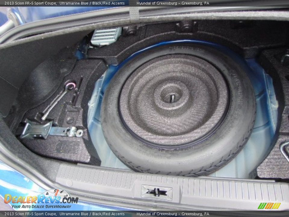 2013 Scion FR-S Sport Coupe Ultramarine Blue / Black/Red Accents Photo #21