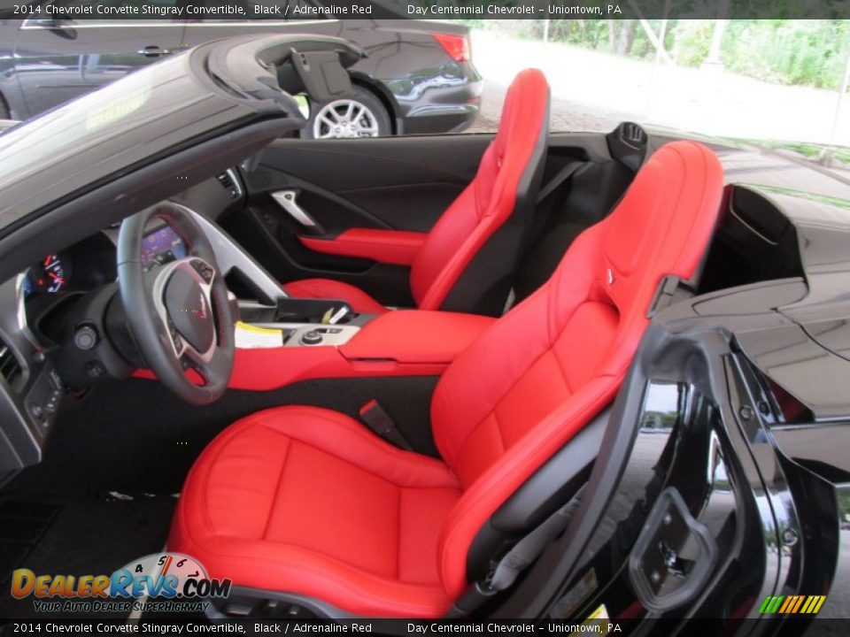 Front Seat of 2014 Chevrolet Corvette Stingray Convertible Photo #13