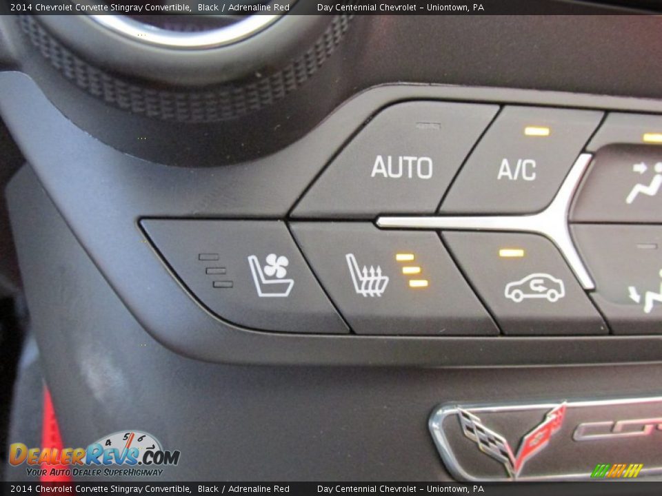2014 Chevrolet Corvette Stingray Convertible Black / Adrenaline Red Photo #18