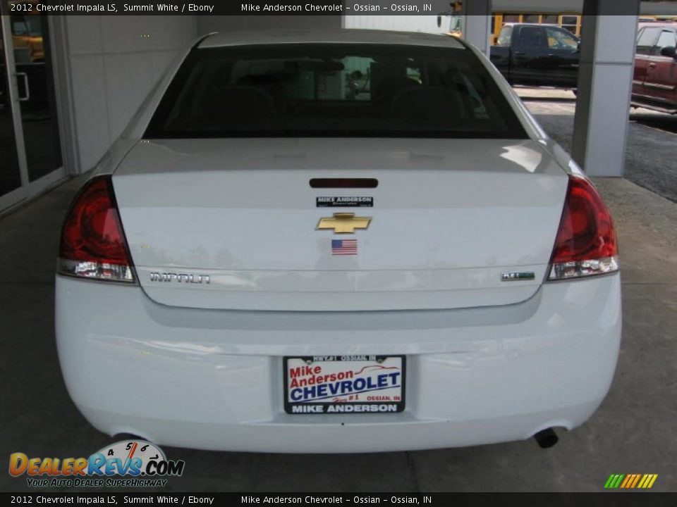 2012 Chevrolet Impala LS Summit White / Ebony Photo #16