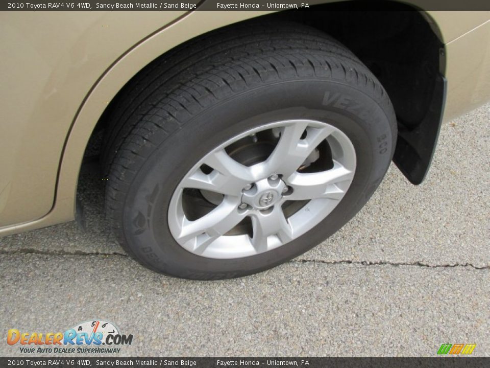 2010 Toyota RAV4 V6 4WD Sandy Beach Metallic / Sand Beige Photo #15