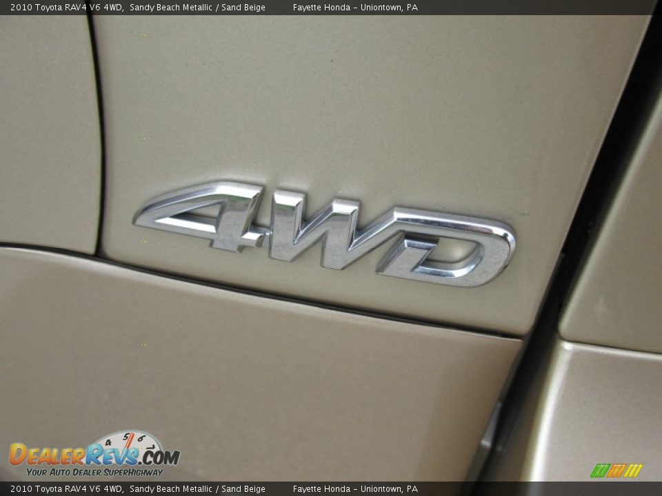 2010 Toyota RAV4 V6 4WD Sandy Beach Metallic / Sand Beige Photo #18