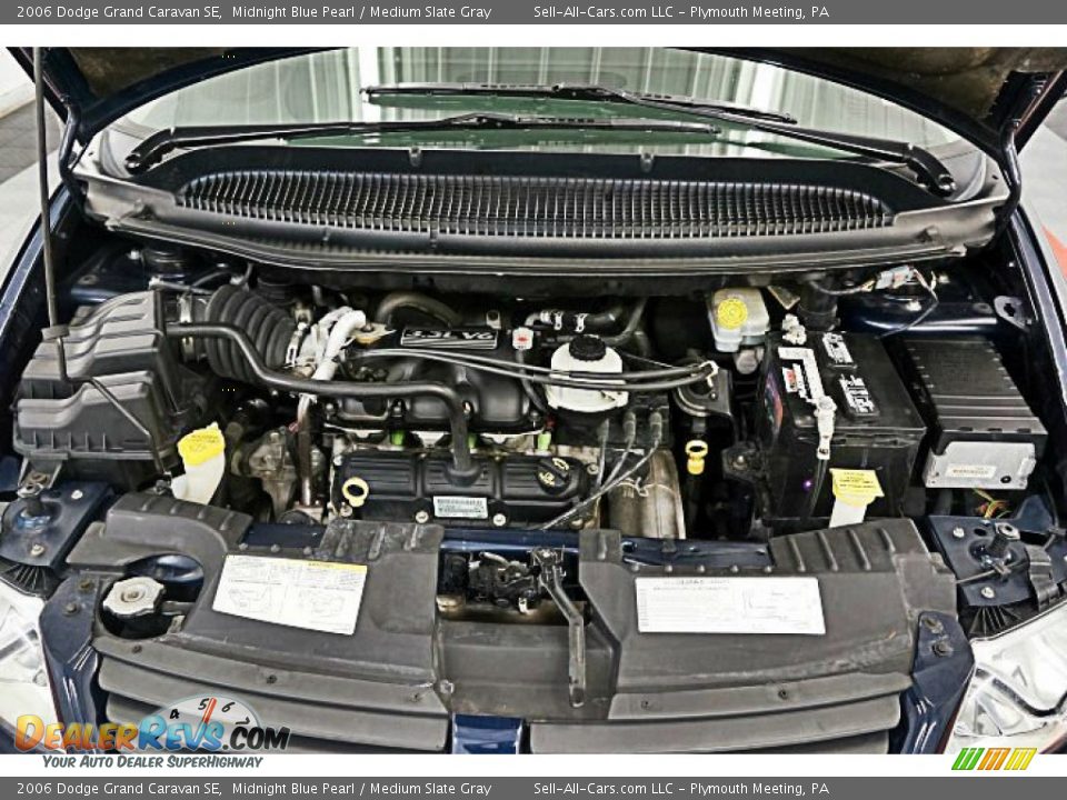 2006 Dodge Grand Caravan SE Midnight Blue Pearl / Medium Slate Gray Photo #9