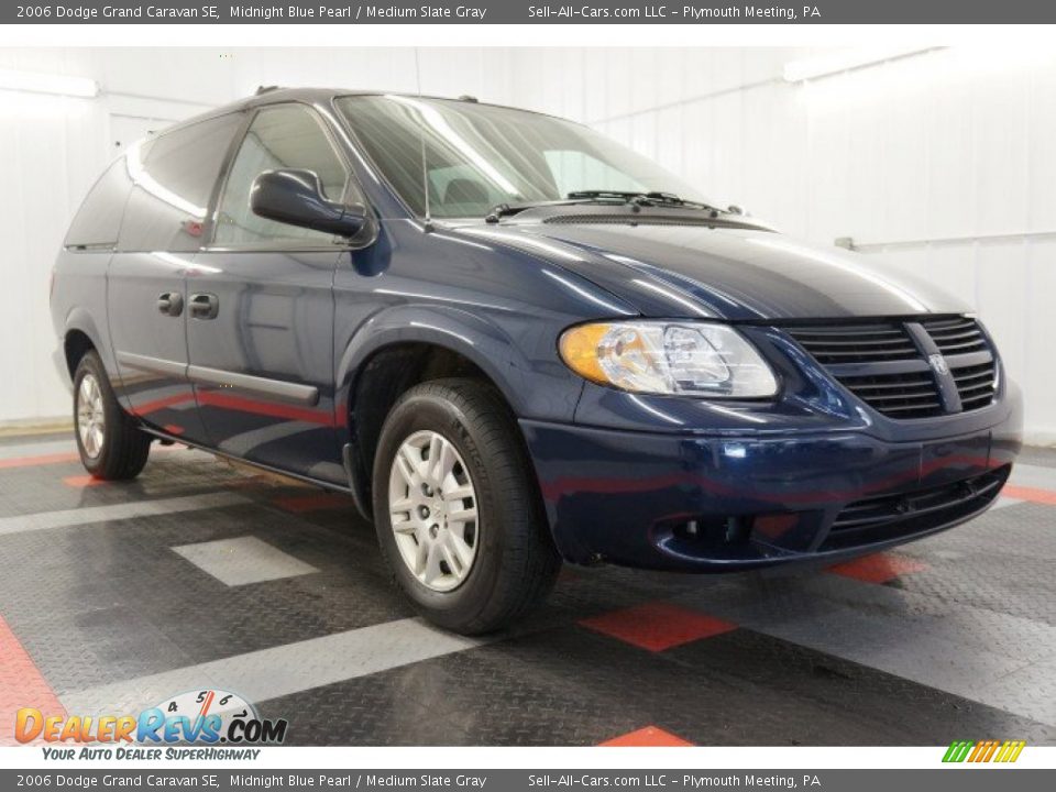 2006 Dodge Grand Caravan SE Midnight Blue Pearl / Medium Slate Gray Photo #13