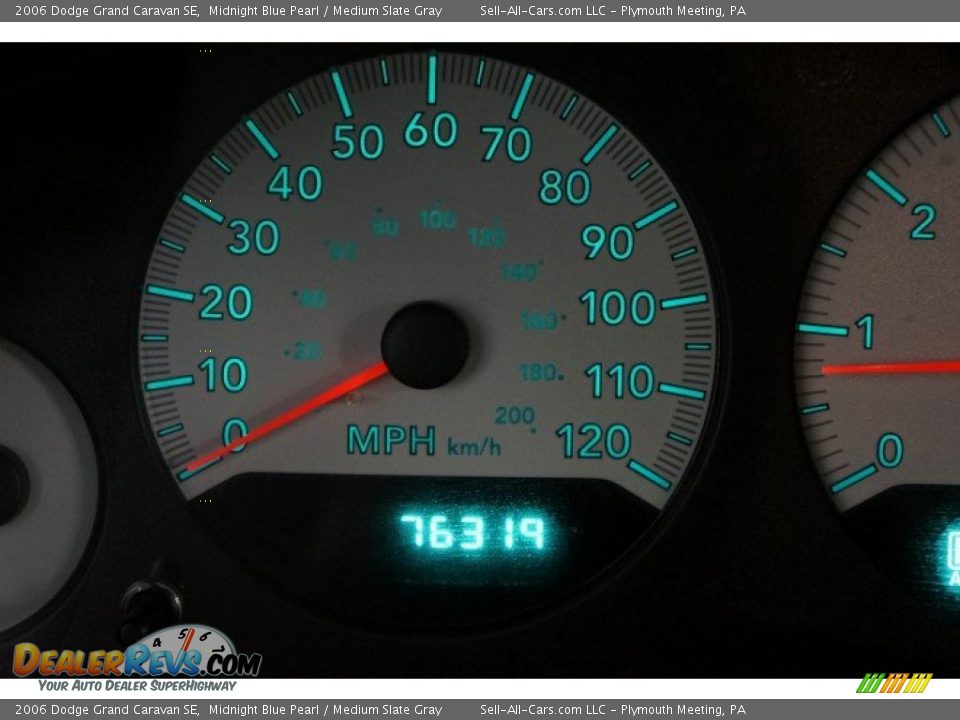 2006 Dodge Grand Caravan SE Midnight Blue Pearl / Medium Slate Gray Photo #34