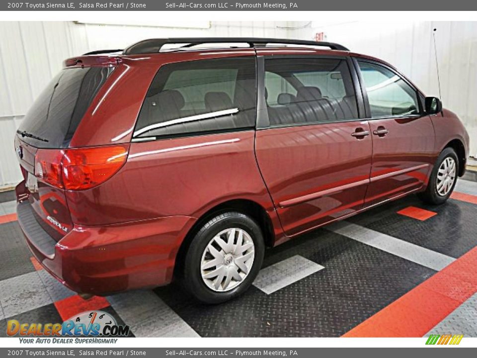 2007 Toyota Sienna LE Salsa Red Pearl / Stone Photo #5