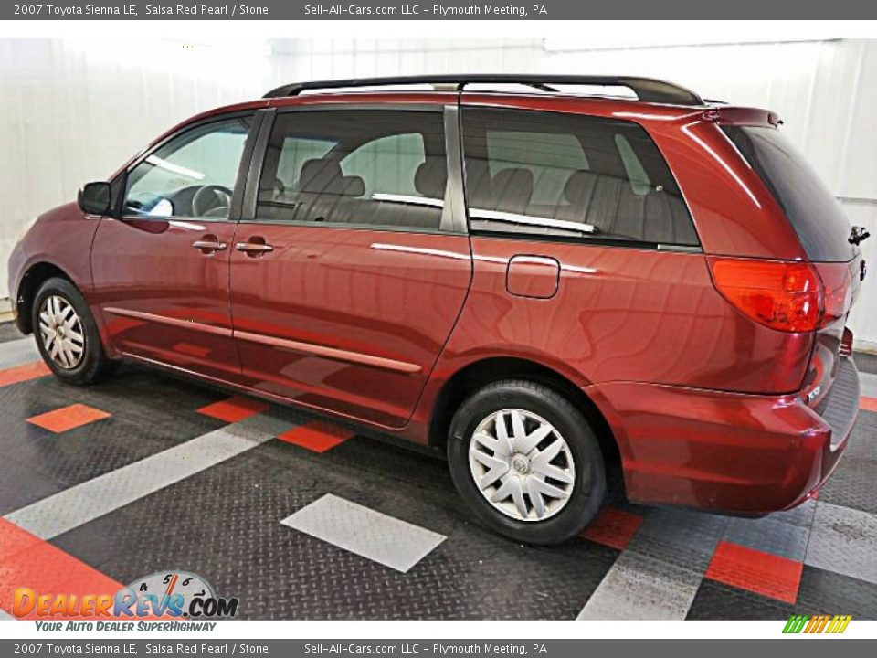 2007 Toyota Sienna LE Salsa Red Pearl / Stone Photo #7
