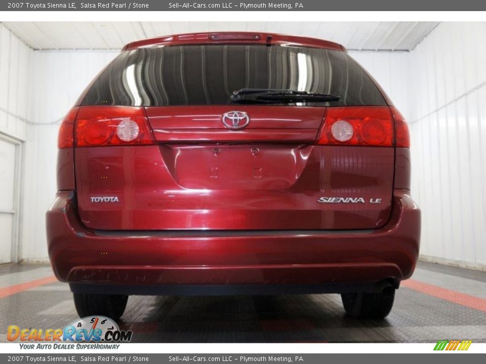 2007 Toyota Sienna LE Salsa Red Pearl / Stone Photo #17